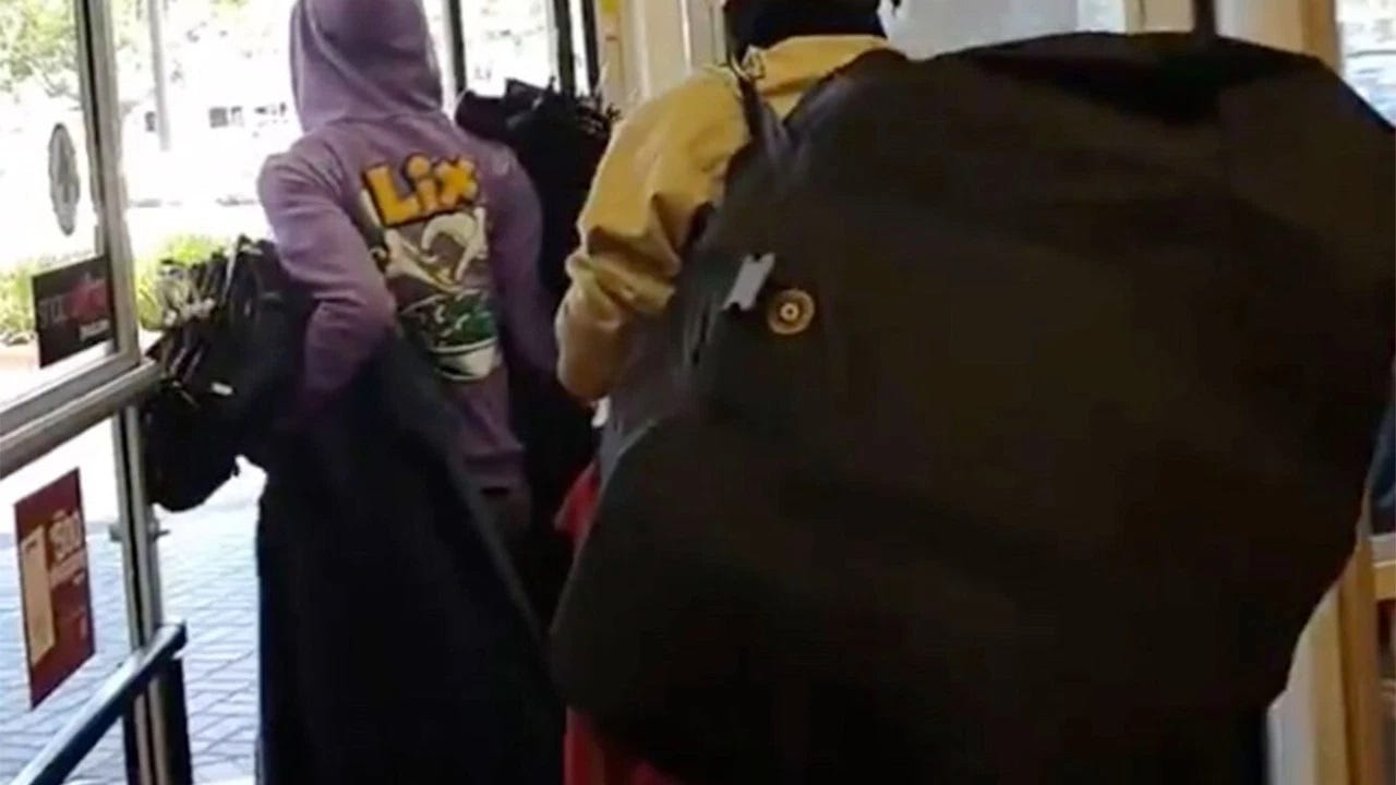 WATCH: Shoplifters casually stroll out of CA TJ Maxx with armfuls of merchandise