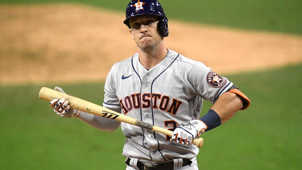 Marlins security guard reportedly banged trash can during Alex Bregman at-bat