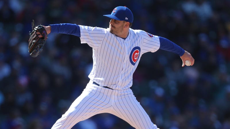 Cubs reliever Brian Duensing