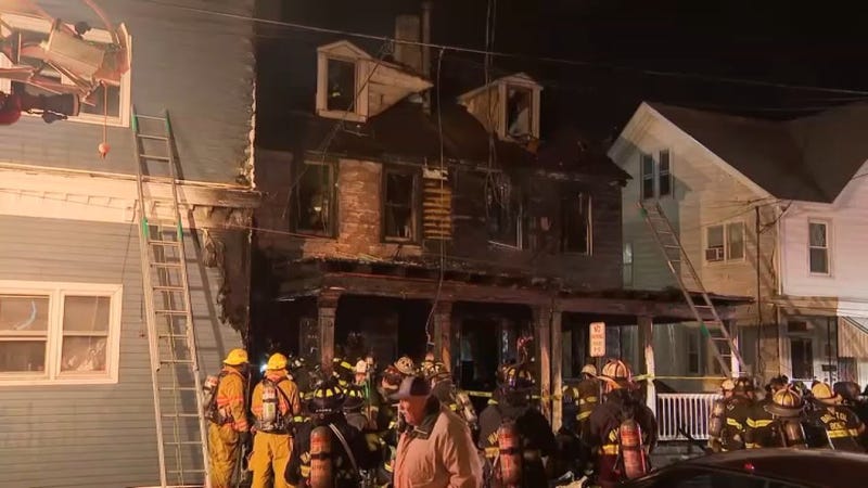 Scene of Bristol fatal fire