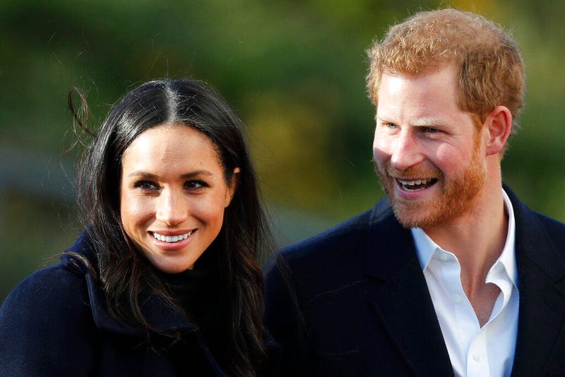 Britain's Prince Harry and Meghan Markle 