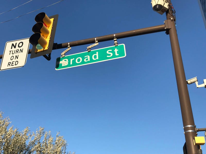 A sign of Broad Street.