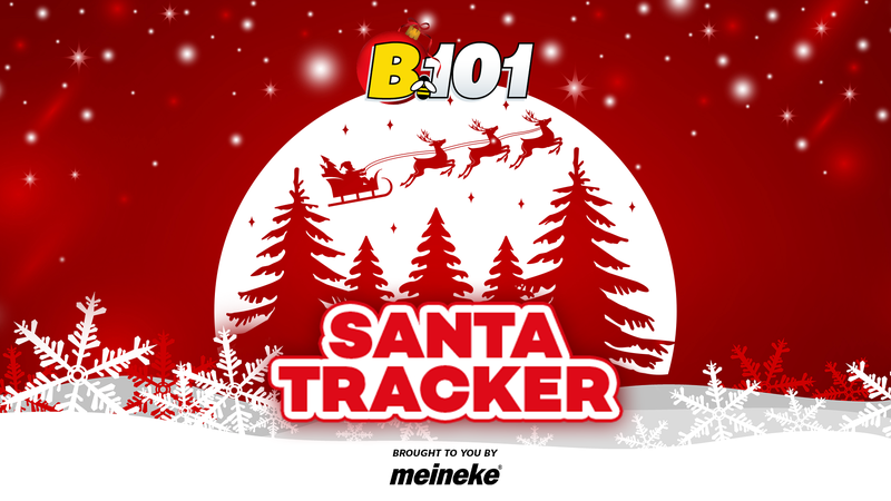 Track Santa with B101's NORAD Santa Tracker