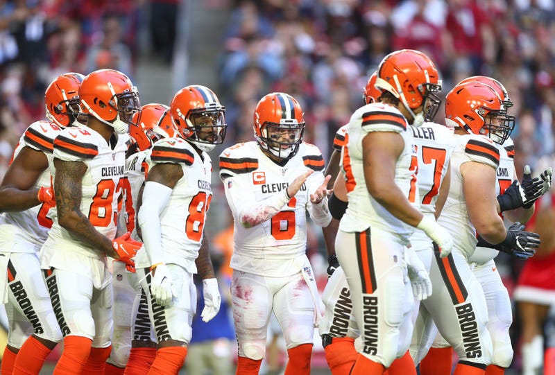 Browns huddle
