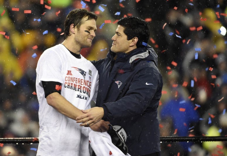 Tedy Bruschi and Tom Brady