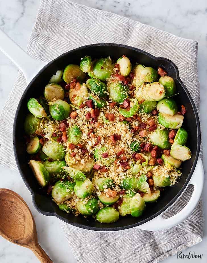 Brussels Sprouts with pancetta