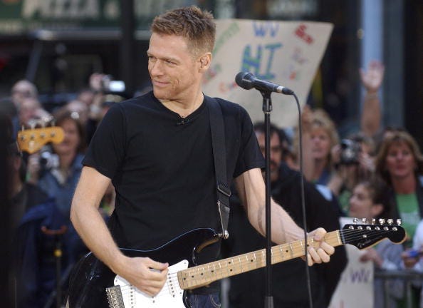 Singer Bryan Adams