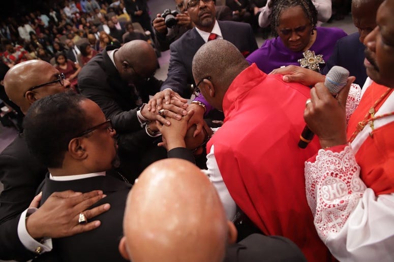 Faith leaders participating in the