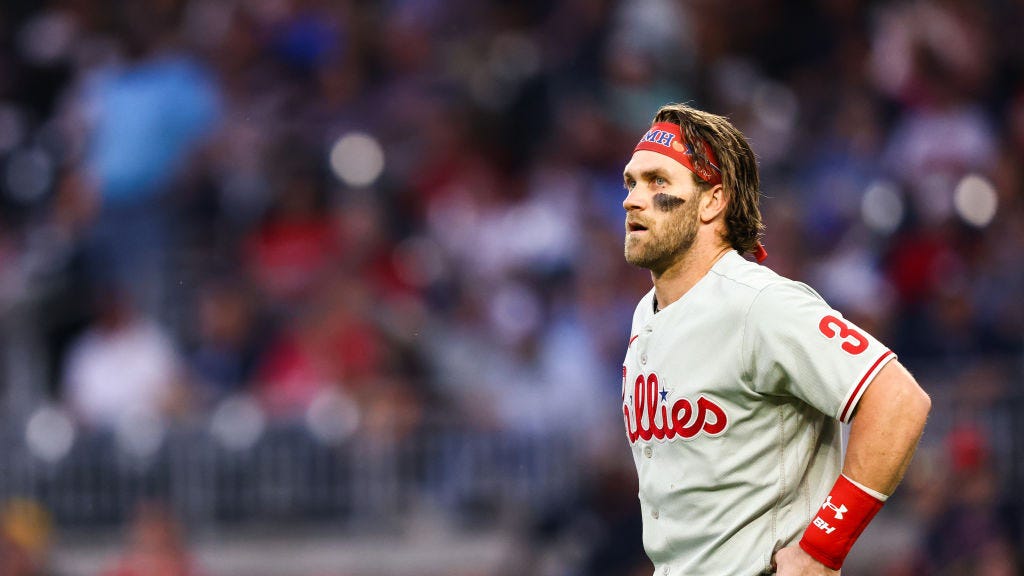 Bryce Harper vows to return to Phillies this season, but has no timetable