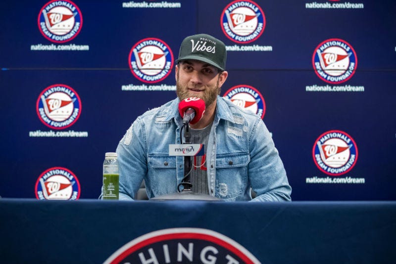 Nats-Phillies: Bryce Harper Press Conference (Watch)