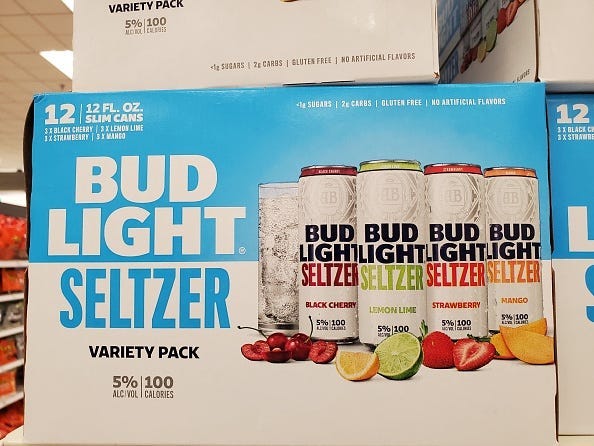 Bud Light Seltzer, Remix, New Flavors, Pineapple, Cranberry, Grapefruit, Hard Seltzer