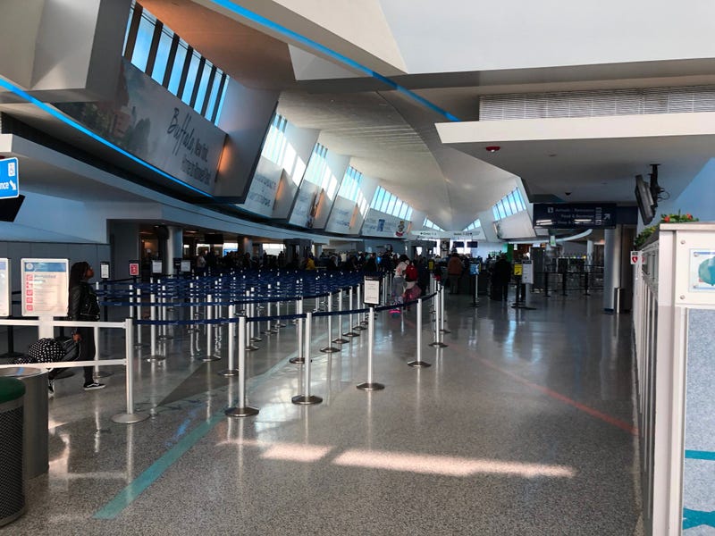 Buffalo Airport. December 20, 2019 (WBEN Photo/Mike Baggerman)