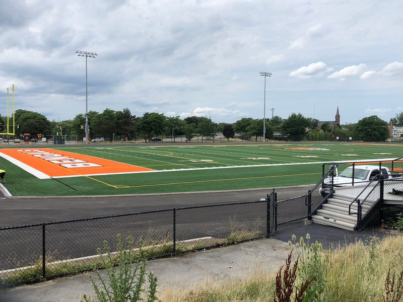 Coyer Field on Buffalo State campus. July 21, 2020 (WBEN Photo/Mike Baggerman)