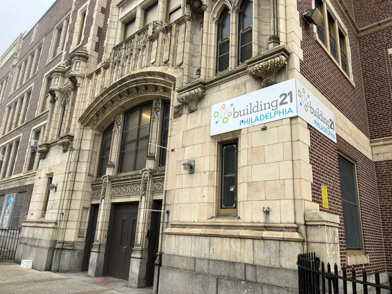 Building 21 high school in West Oak Lane
