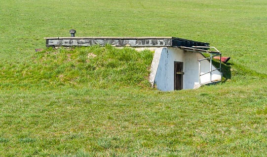 bunker, underground