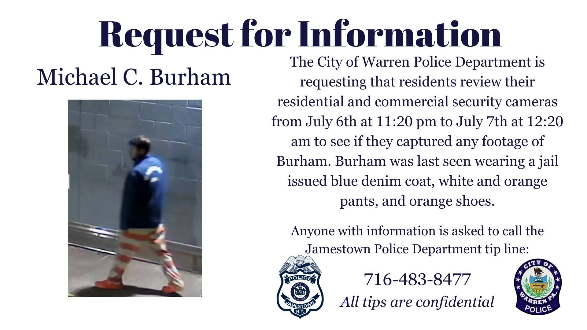 Still on the run, the manhunt continues for Michael Burham