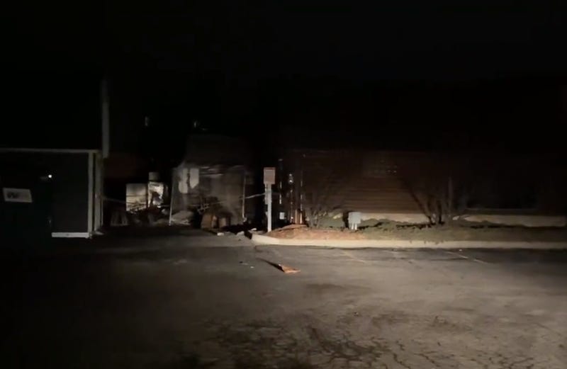 Smoke could be seen for miles as a historic restaurant in Wayne County caught fire Wednesday night, forcing patrons out of the building during dinnertime.