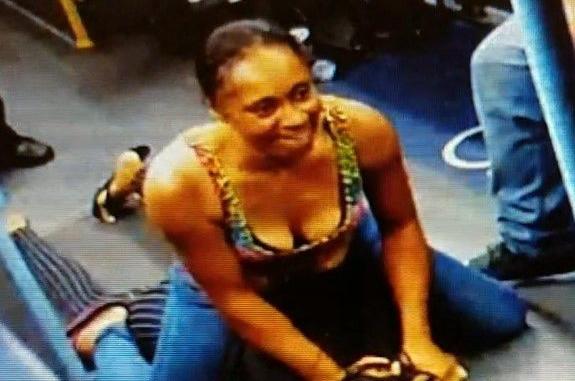 Screen shot of bus attack suspect from Metro Police on 1-30-20