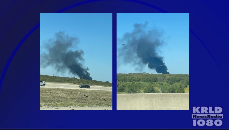 Big fire at Lake Grapevine Marina