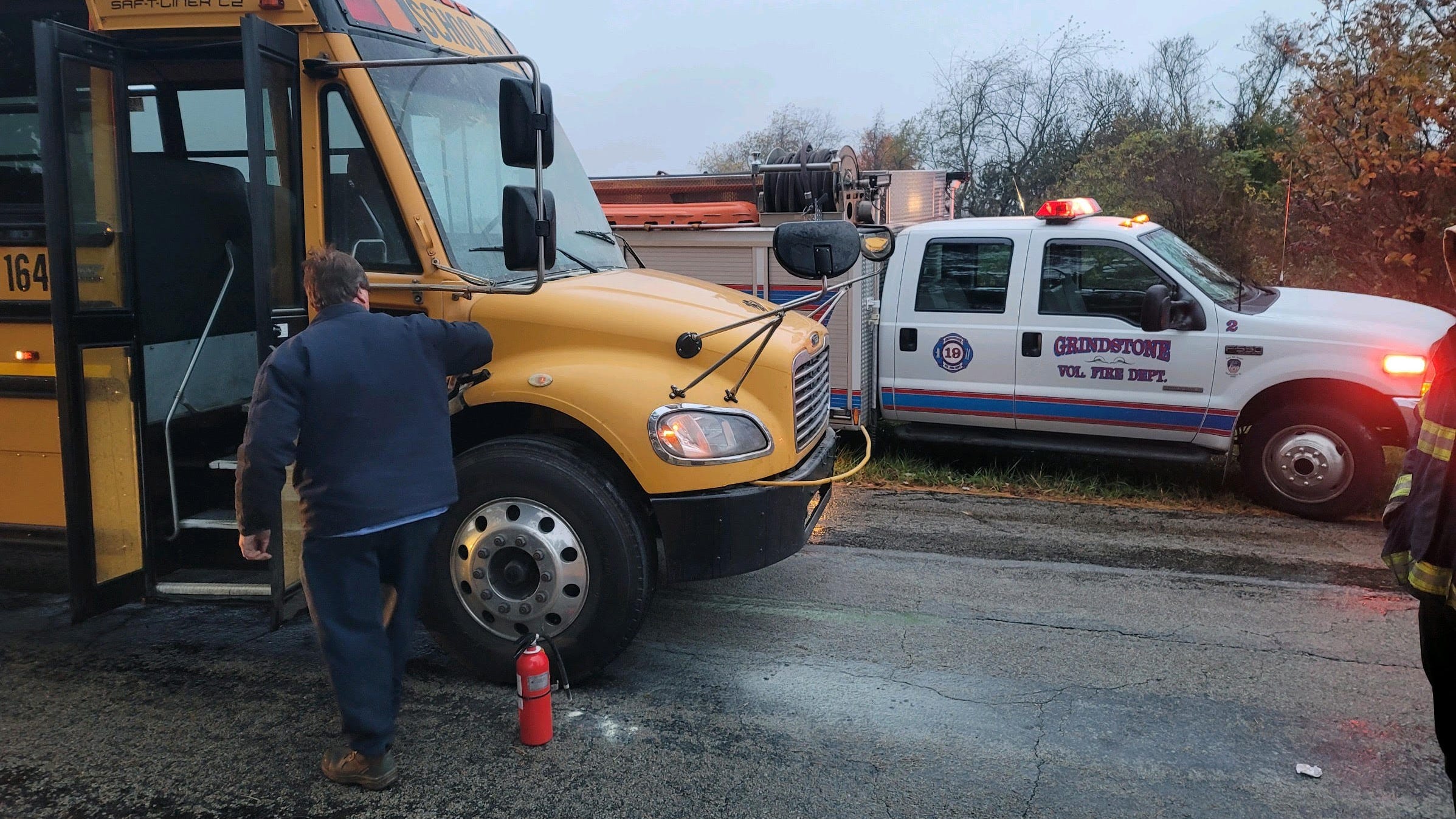 School bus catches fire in Fayette County with students on board