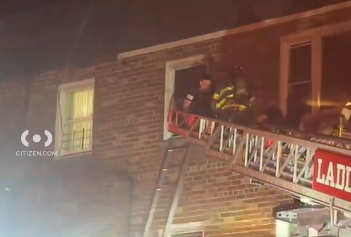 fire on the third floor at a building located at 2264 Beaumont Ave. in Belmont.