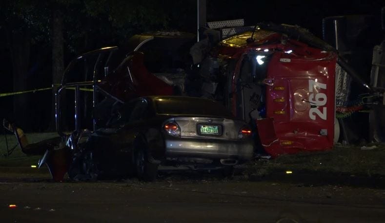 Richardson Crash, Fuel Spill