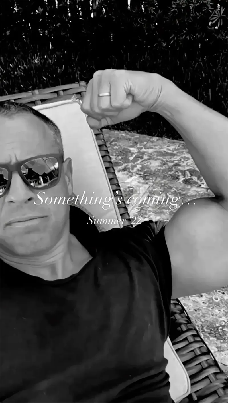 Chris Cuomo posted this selfie on July 8, 2022.