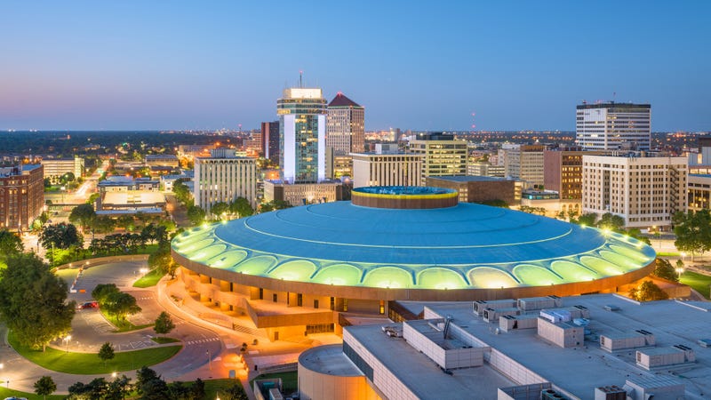 Downtown Wichita, Kansas skyline