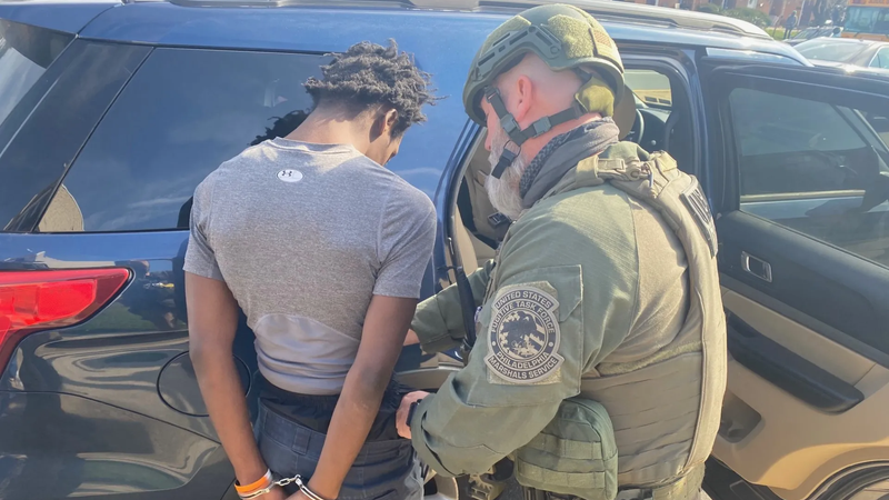 U.S. marshals arrested 19-year-old Jermahd Carter on March 12, 2024, in connection with the Northeast Philadelphia bus stop shooting on March 6 that injured eight teenage students.