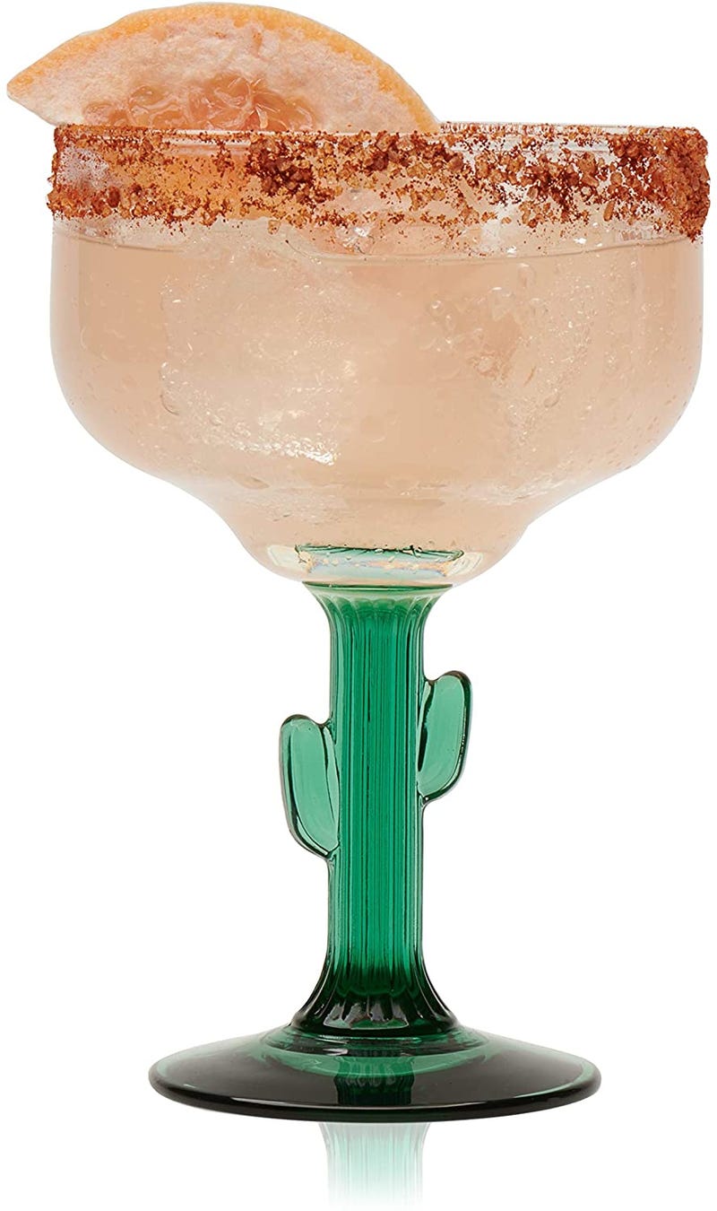 margarita cactus glass