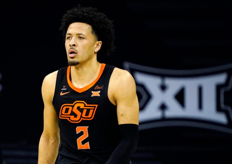 Cade Cunningham during an Oklahoma State game. 