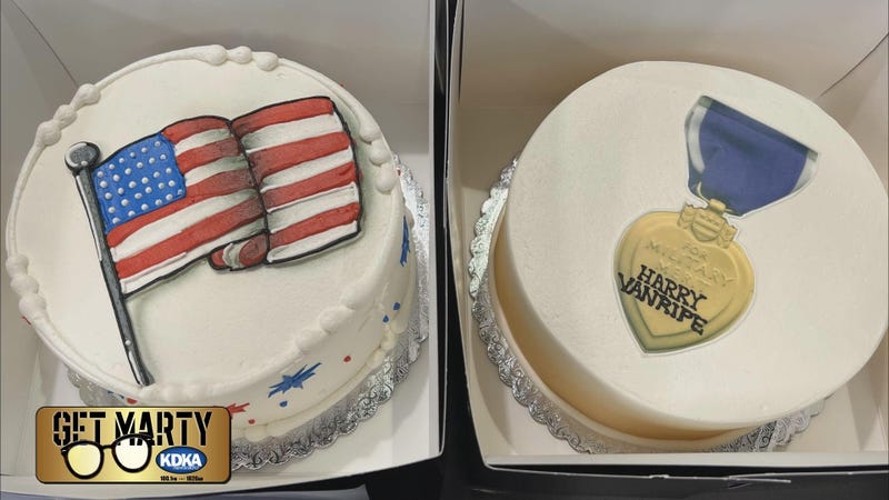 We listed two veterans to help deliver the Cake Walk with Marty Griffin.