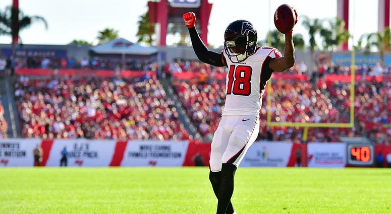 Atlanta Falcons receiver Calvin Ridley