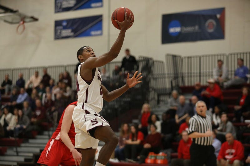 Swarthmore College senior guard Cam Wiley
