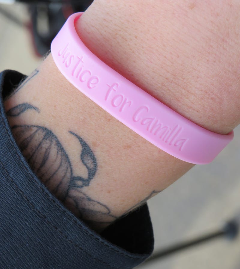 Naugatuck police are wearing "Justice for Camilla" wristbands as they search for Christopher Francisquini, who's been on the run since his baby daughter was killed Nov. 18