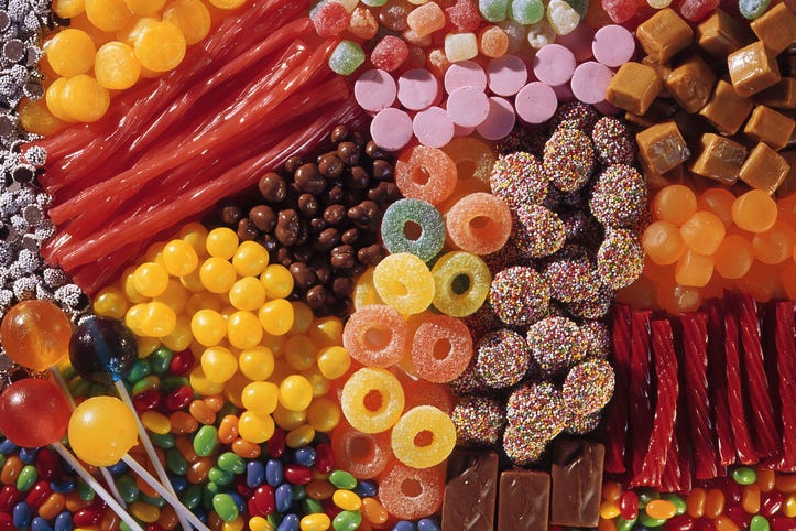 Variety of Candy