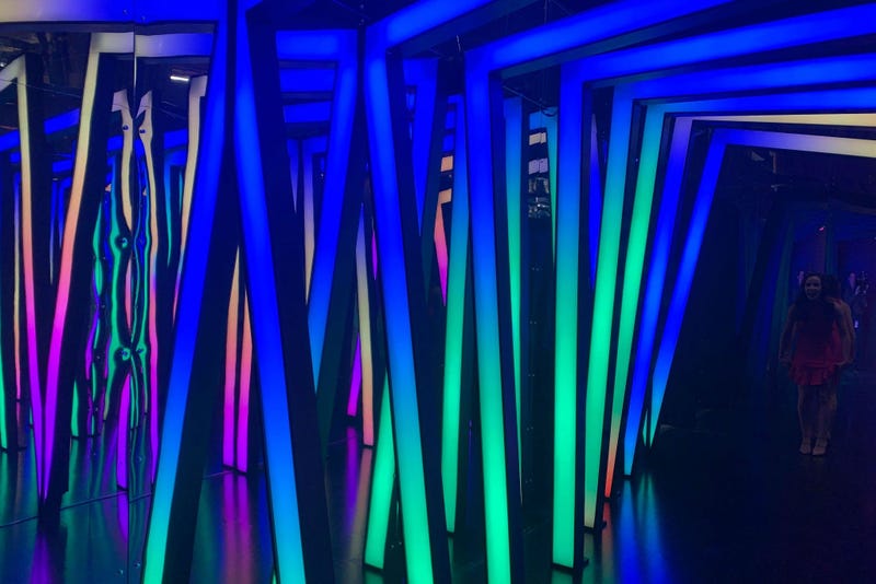 A colorful passageway in Candytopia.
