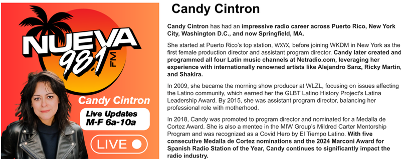 Candy Cintron 6a-10a