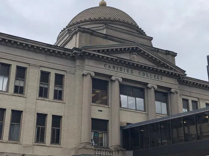 Employees at Canisius College are being asked to work remotely this week as staff repairs damage to several buildings caused by last week's blizzard.