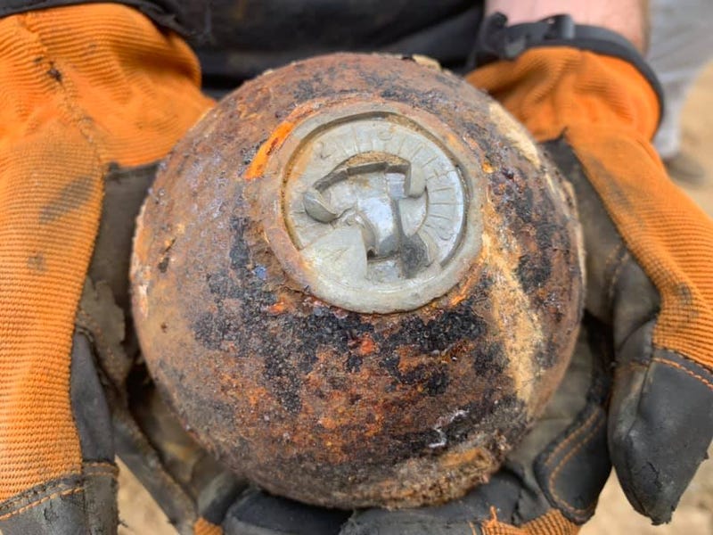 Cannonballs discovered in Lawrenceville 