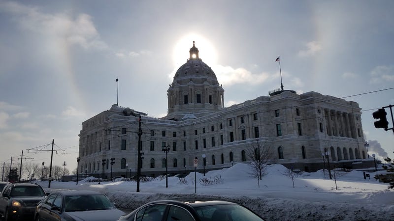 Capitol in the winter time