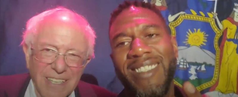 Bernie Sanders and Jumaane Williams
