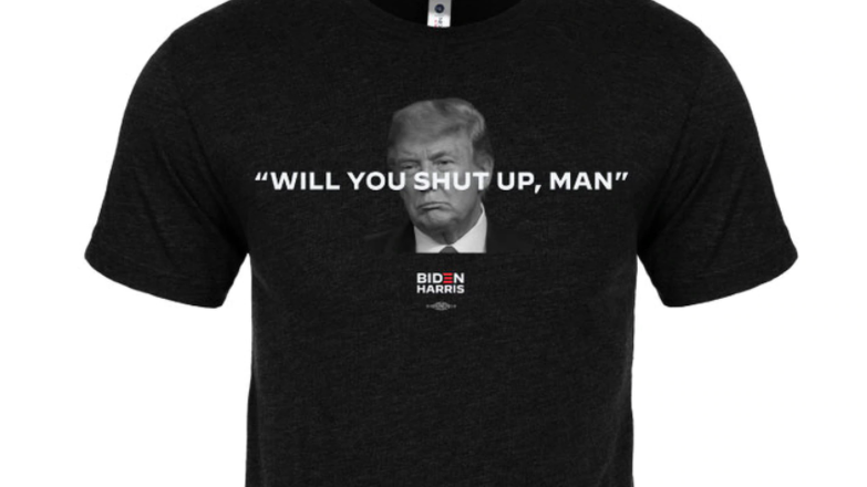 SOLD OUT! Biden campaign's debate-inspired 'Will you shut up, man' t-shirts sell out within a day