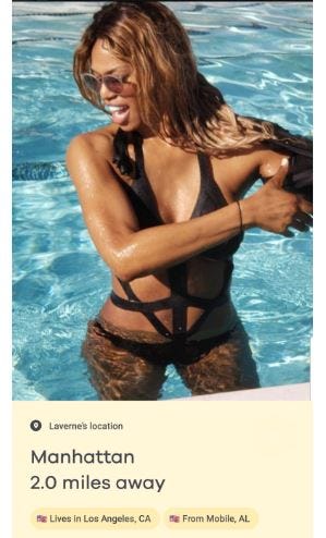 Laverne Cox Bumble post