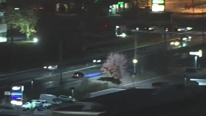 Driver leads police on car chase