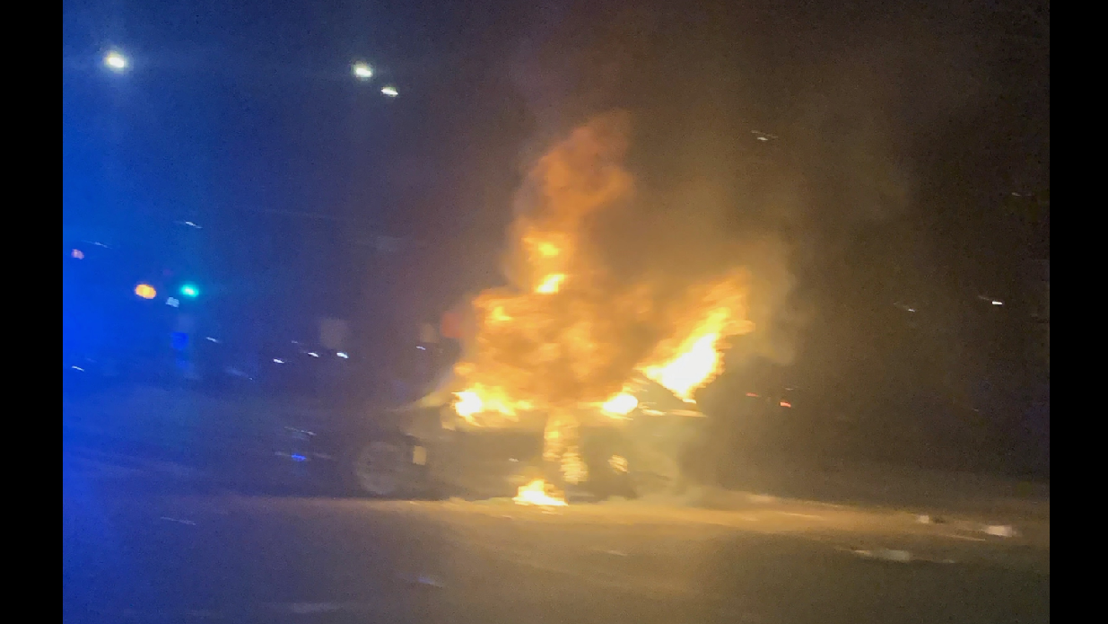 Teenage boy shot, vehicle lit on fire near 31st Street Beach Friday night