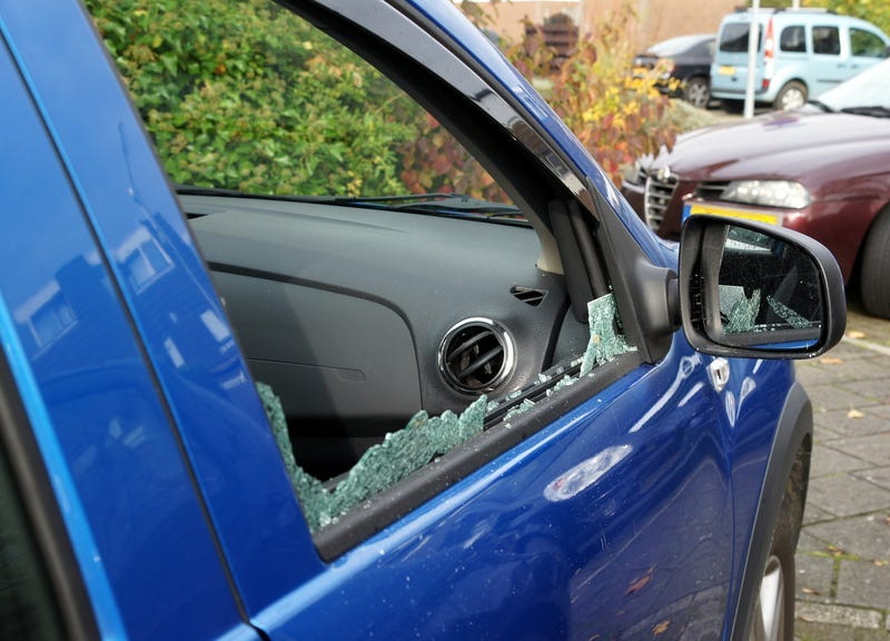Broken Car Window