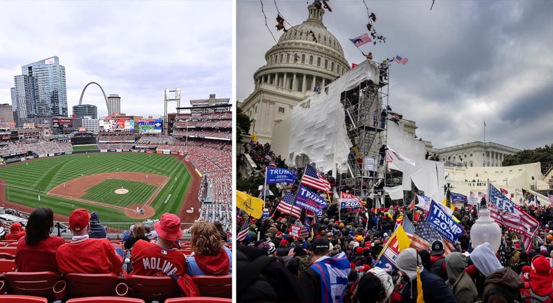 Cardinals fans, Jan. 6 riot