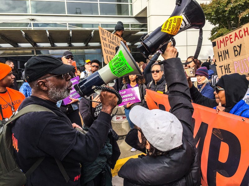 Carl Dix with Refuse Fascism says people should be taking to the streets demanding 'Trump Pence Out Now' 