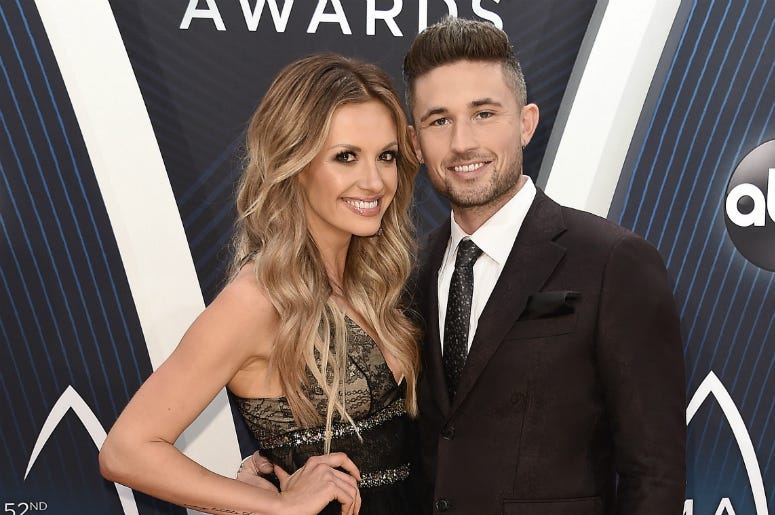 Carly Pearce and Michael Ray at the 52nd Annual CMA Awards